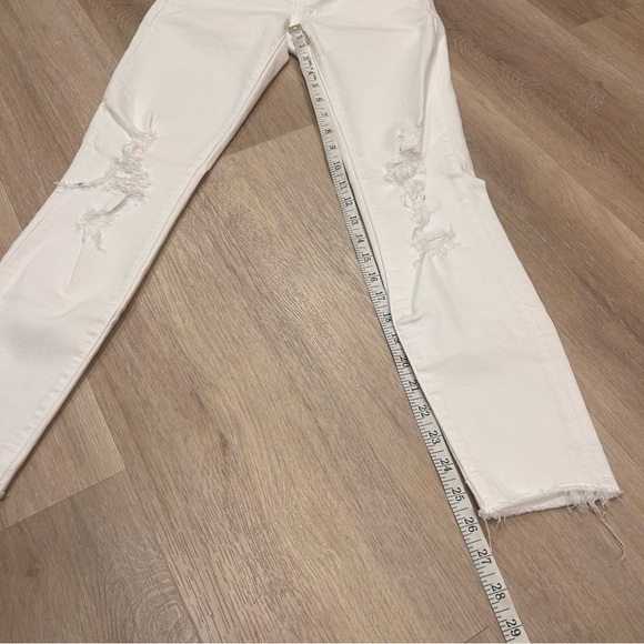 J Brand Jeans Womens Low Rise Cropped Skinny Jean white - Picture 5 of 12